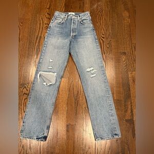 Agolde Vintage Wash Denim Jeans